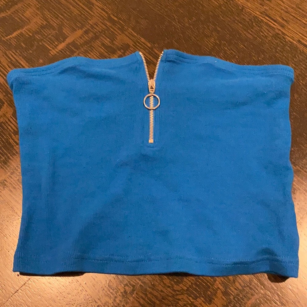 PacSun Me to We Tube Top with Zipper